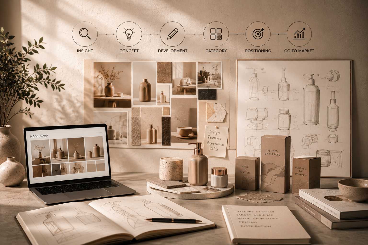 Consumer goods and packaging design showcase